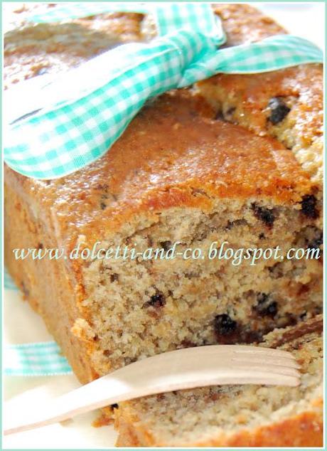 Chocolate and banana loaf