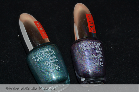 Review: Holografic Nail Polish n.035 e n.032 PUPA Milano