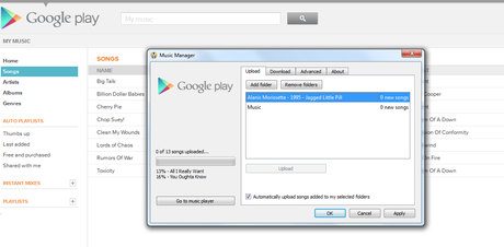 Attivare Google Music