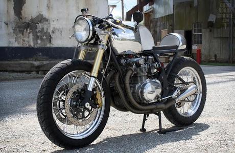 Meyerbuilt Metalworks Honda CB550 Cafe Racer