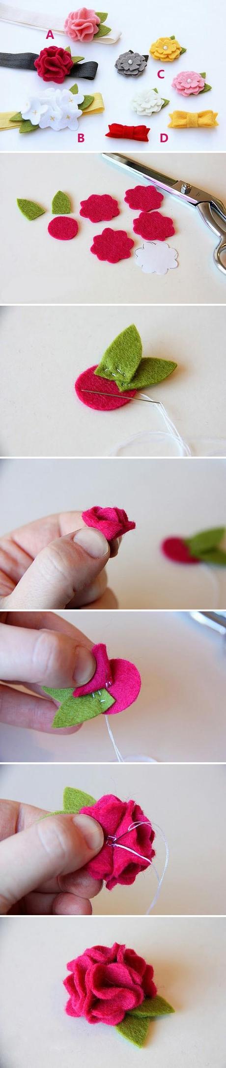 The Sunday craft project: felt flowers