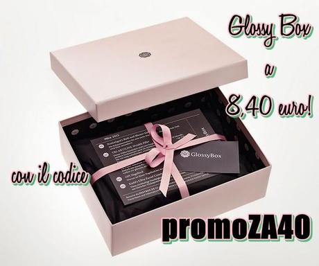 Nuovo codice sconto Glossy Box! Ordinala adesso a 8,40 euro!