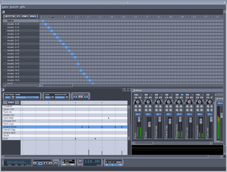 Hydrogen drum machine 