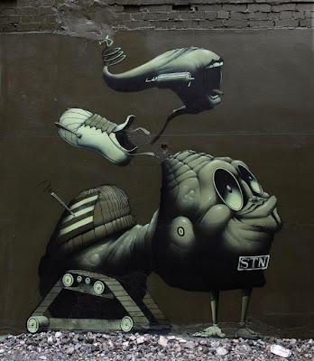 Street Art: Impressionanti Graffiti di Shok-1