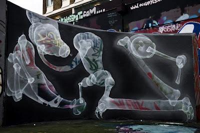 Street Art: Impressionanti Graffiti di Shok-1