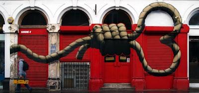 Street Art: Impressionanti Graffiti di Shok-1