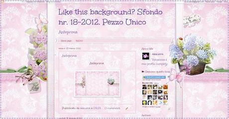 Like this background? Sfondo nr. 18-2012, Pezzo Unico - Dedicato a Sua Maestà L'Ortensia