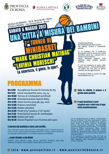 Sabato 5 maggio “Una città a misura dei bambini”