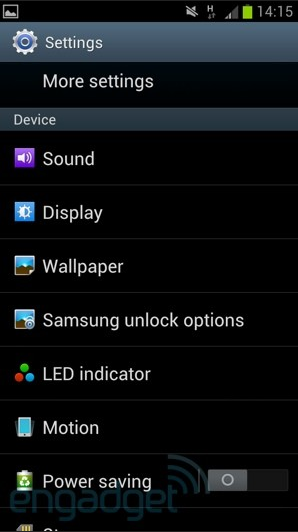 ss5 Samsung Galaxy S3: Analisi Display, Gestione ROM e Nuova TouchWiz Nature UX