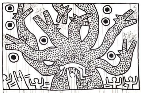 PATTERNS NELLE STRAORDINARIE OPERE DI KEITH HARING IN MOSTRA AL BROOKLYN MUSEUM DI NEW YORK