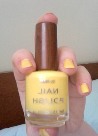 Yellow fever :) Nailpolish H&M; “Rising Sun”