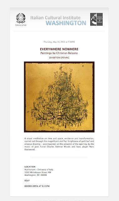 Christian Balzano a Washington - EVERYWHERE NOWHERE