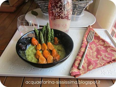 ...crema di asparagi e cozze e...HO VINTOOOOOOOOOOO!...