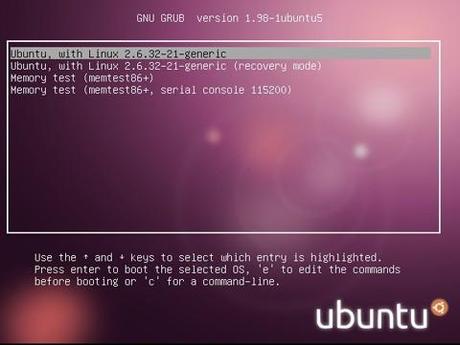 Splah di Grub modificato in Ubuntu
