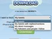 Backup account Twitter Tweet Download