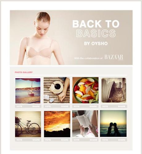 Back to Basic by Oysho: il concorso che coinvolge Instagram