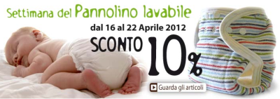 Promo EcoCose: pannolini lavabili scontati del 10%