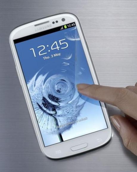 Samsung Galaxy S3 touchscreen