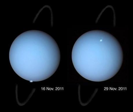 Un aurora su Urano