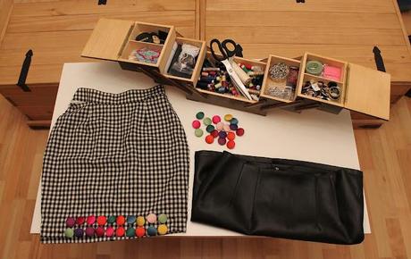 DIY Corso di sartoria: Gonna Moschino con inserti in pelle