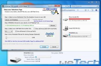 Universal USB Installer: installare Linux, Windows 7 e 8 da chiavetta USB