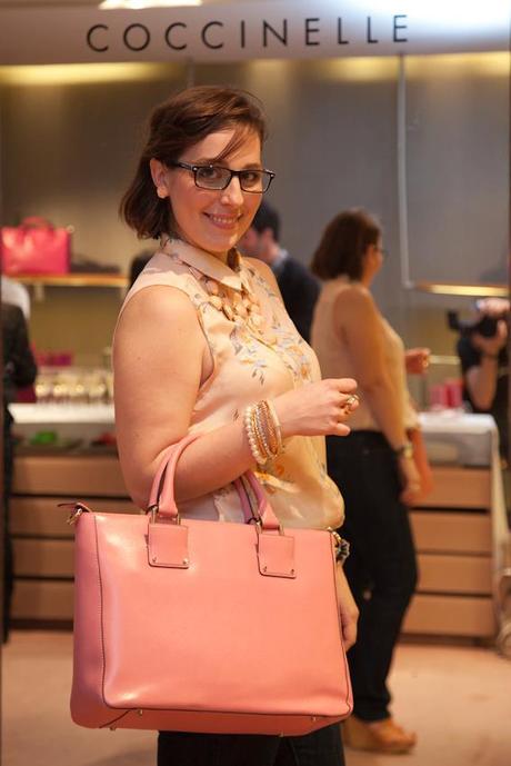 Look of the day: Coccinelle “A flash of Pink” Event