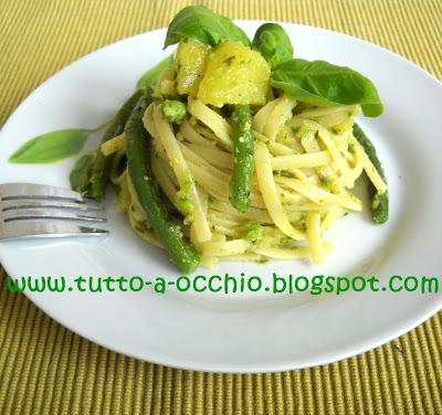 G come Genova - Pasta col pesto alla genovese