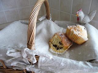 MUFFIN con GOCCE di CIOCCOLATO