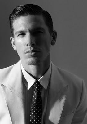 Adam Senn in Dolce & Gabbana su Panorama Icon magazine