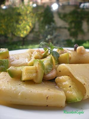 Profumo d'estate....Paccheri Zucchine e Molluschi