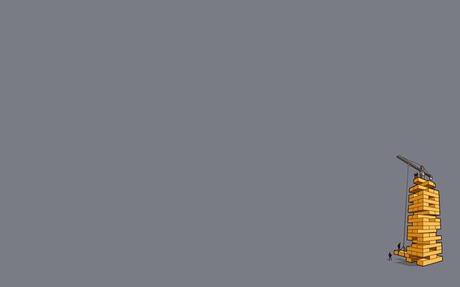 Collezione di insoliti e divertenti wallpapers minimali #2