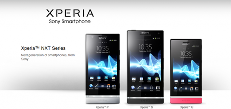 Gli Smartphone Xperia di Sony