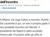 FOTO-Di Marzio Twitter: Laurentiis-Moratti, giallo dell’incontro..”