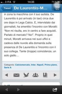 FOTO-Di Marzio su Twitter: ” De Laurentiis-Moratti, il giallo dell’incontro..”