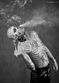 Rick Genest by Stephane Roy su Factice magazine