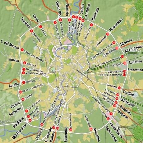 Tutte le strade portano a Roma... e ti credo che c'è traffico!