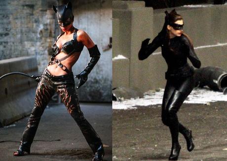 IL CAVALIERE OSCURO 3 TAGLI DI CAPELLI DEGLI ATTORI CHRISTIAN BALE HANNE HATHAWAY NEL RUOLO DI BATMAN E CATWOMAN