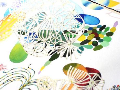 PATTERNS E COLLAGES NEGLI ARTWORKS DI SARAJO FRIEDEN