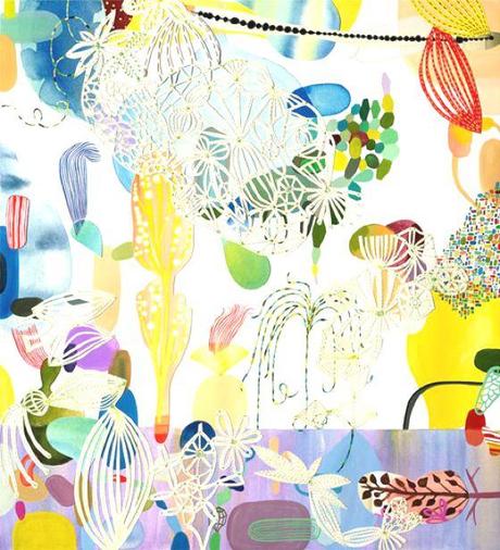 PATTERNS E COLLAGES NEGLI ARTWORKS DI SARAJO FRIEDEN