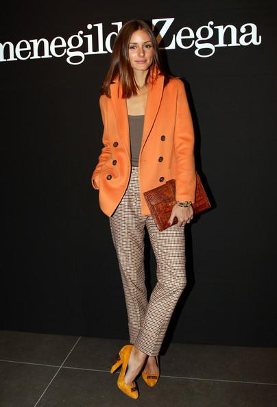 Orange blazer