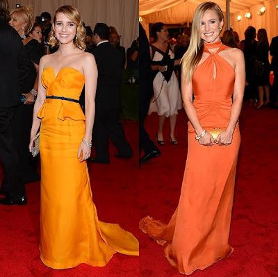 MET Ball: Orange Passion!