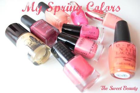 My Nail Lacquer Spring Colors