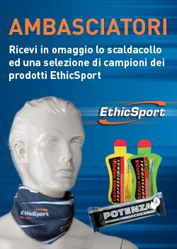 Scaldacollo e campioni di integratore in omaggio da EthicSport