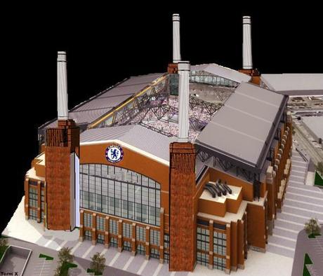 Chelsea Battersea mokup Chelsea, il progetto del nuovo stadio da 1 miliardi di GBP a Battersea (bye bye, Stamford Bridge?)