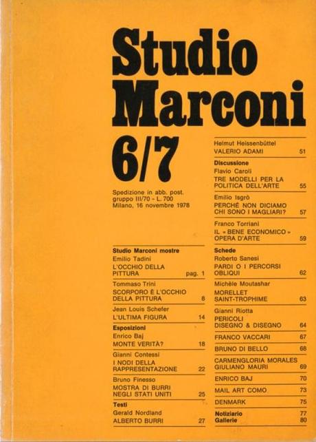 Giorgio Marconi: lo Studio Marconi, gli anni Settanta e il futuro delle gallerie e delle istituzioni d’arte italiane – intervista per MAE Milano Arte Expo
