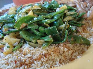 Cous cous con verdure e pollo.