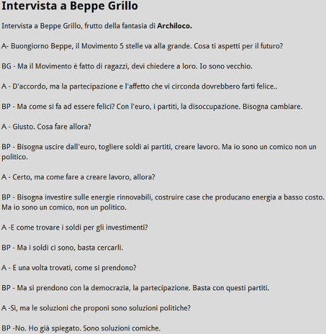 Grillo non voglio votarlo.