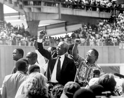 10 maggio 1994, Nelson Mandela è Presidente del Sudafrica