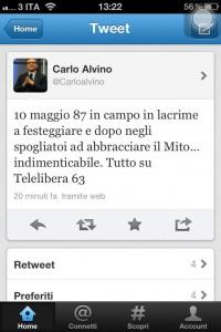 FOTO-Alvino su Twitter: “10 Maggio 87 in campo in lacrime a…”