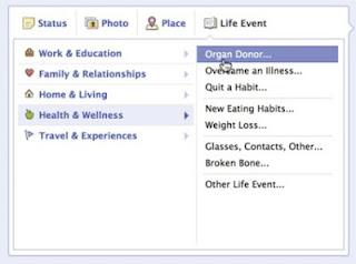 Donatore di organi: ora puoi dirlo con facebook